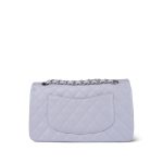 21K Light Purple/ Lilac Caviar Quilted Classic Flap Medium Silver Hardware - Image 7