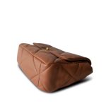 Caramel Lambskin Quilted Large 19 Flap MHW - Image 5