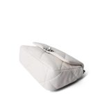 21K White Lambskin Quilted 19 Flap Small Black Hardware - Image 8