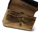 Gold Python Classic Double Flap Medium - Image 2