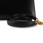 Kelly 28 Sellier Black Box Calfskin Gold Plated A Square Stamp - Image 5