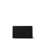 Black Lambskin Quilted Jewelry Box Small Light Gold Hardware - Image 12