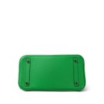 Hermes Birkin 30 Bambou Togo Palladium Plated [R] Stamp - Image 15