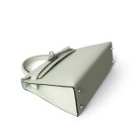 Mini Kelly Sellier Vert Fizz Epsom Palladium Plated B Stamp - Image 11