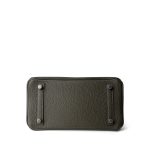 Birkin 25 Vert De Gris Togo Palladium Plated Y Stamp - Image 5