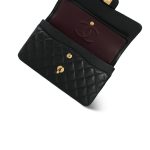 Black Caviar Quilted Small Classic Flap Gold HW - Image 15