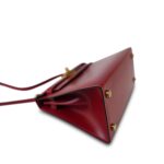 Mini Kelly 20 Rouge H Box Calfskin Gold Plated R Circle Stamp - Image 19
