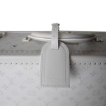 Louis Vuitton Bisten 50 Optic White Monogram Canvas Taigarama Trunk - Image 3