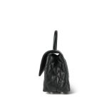 24A Black Caviar Quilted Small Coco Handle Light Gold Hardware - Image 5