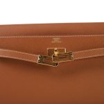Kelly Wallet To Go Gold Veau Epsom Gold Plated U Stamp - Image 7