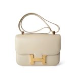 Beige Box Calfskin Constance 23 Gold Plated [B] Stamp