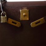 Kelly Sellier 28 Havana/ Brown Courchevel Gold Plated [E] Stamp - Image 6