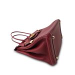 Birkin 30 Rouge H Togo Gold Plated J Square Stamp - Image 5