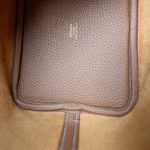Picotin 18 Lock Gold Taurillon Clemence Gold Plated B Stamp - Image 10
