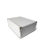 Louis Vuitton Bisten 50 Optic White Monogram Canvas Taigarama Trunk - Image 7