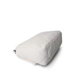 21K White Lambskin Quilted 19 Flap Small Black Hardware - Image 11