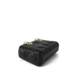 Lady D-Joy Black Lambskin Cannage Micro - Image 10