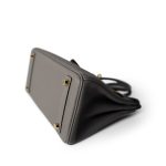 Birkin 25 Gris Meyer Togo Gold Plated W Stamp - Image 6
