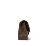 Brown Lambskin Quilted Classic Flap Small Gold Hardware - Image 5