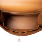 Kelly 28 Sellier Natural Chamonix Gold Plated D Square Stamp - Image 16