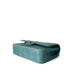 Turquoise Python Medium Classic Double Flap - Image 4