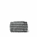 24A Black and White Houndstooth Sequin Mini Rectangular Flap - Image 3