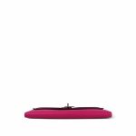 Kelly Cut Clutch Rose Tyrien Epsom Palladium Plated Q Square Stamp - Image 4