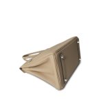 Birkin 25 Trench Togo Palladium Plated A Stamp - Image 12