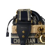 Mini Lady Dior Wicker and Oblique Canvas - Image 5
