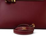 Kelly 28 Rouge H Chamonix White Stitching Gold Plated E Square Stamp - Image 2