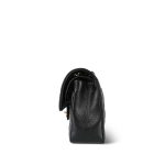 Black Caviar Quilted Small Classic Flap Gold Hardware - Image 2