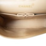 Vintage Light Beige Lambskin Quilted Classic Flap Small GHW - Image 13