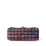 24S Multicolor Sequin Tweed Quilted Rectangular Mini Flap LGHW - Image 5