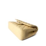 22B Light Yellow Caviar Quilted Classic Flap Small LGHW - Image 3