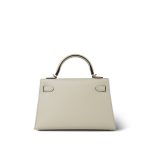 Mini Kelly Sellier Nata Epsom Palladium Plated B Stamp - Image 14
