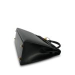 Kelly 32 Black Box Calfskin Gold Plated U Circle Stamp - Image 14
