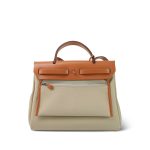 Herbag Zip 31 Natural Vache Hunter And Beton Toile Palladium Plated U Stamp - Image 6