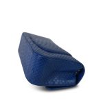 Blue Python Mini Rectangular Flap Silver Hardware - Image 8