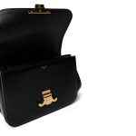 Celine Triomph Black Shiny Calfskin Bag Medium - Image 13