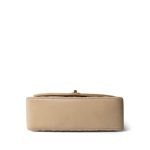 Light Beige Lambskin Quilted Diana Flap Small Gold Hardware - Image 11