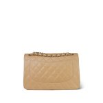 Beige Clair Caviar Quilted Jumbo Classic Flap Gold Hardware - Image 4