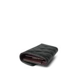 21K Black Caviar Quilted Classic Flap Key Holder Silver Hardware - Image 11