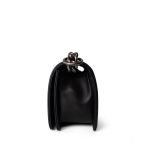 Black Boy Bag Lambskin Quilted Small Ruthenium Hardware - Image 3