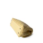 22P Light Yellow Caviar Quilted Coco Handle Small (Old Mini) Light Gold Hardware - Image 6