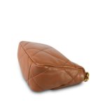 23C Caramel Lambskin Quilted 19 Flap Small Mixed Hardware - Image 9