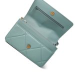 Tiffany Blue Lambskin Quilted 19 Wallet on Chain Mixed Hardware - Image 10