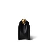 Black Calfskin Quilted Old Medium Boy Bag Aged Gold Hardware - Image 7