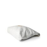 White Calfskin Quilted 22 Hobo Bag Medium Antique Gold Hardware - Image 10