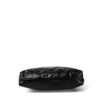 Black Calfskin Quilted 22 Hobo Bag Medium Aged Gold Hardware - Image 7