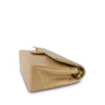 Beige Lambskin Quilted Medium Classic Flap GHW - Image 6